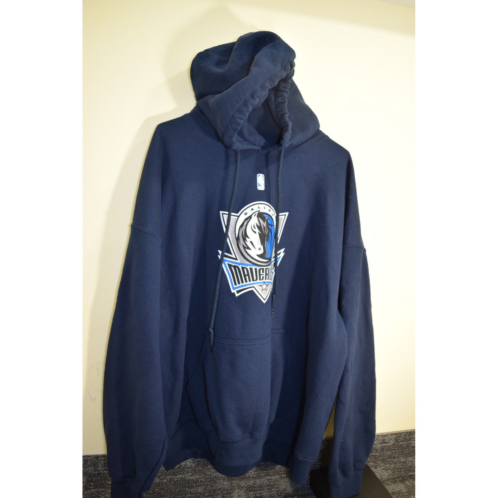 NBA Exclusive Collection Dallas Mavericks Hoodie Navy Blue Mens XL Sweatshirt